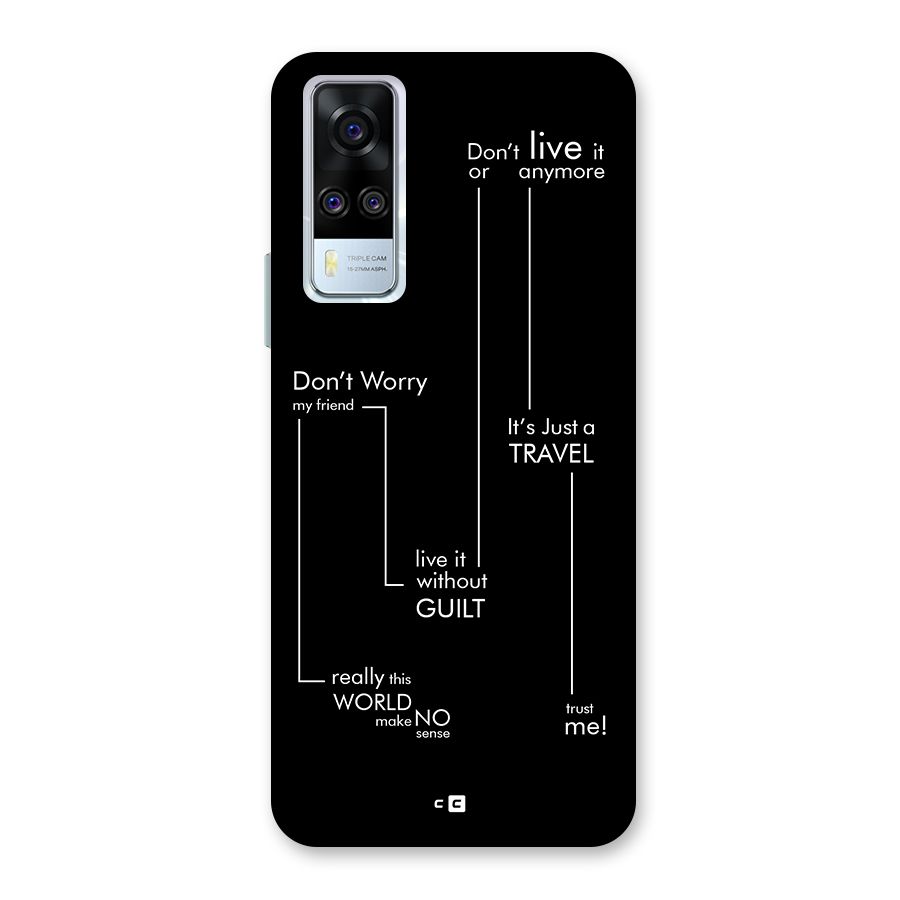 Quotes Of Life Back Case for Vivo Y31