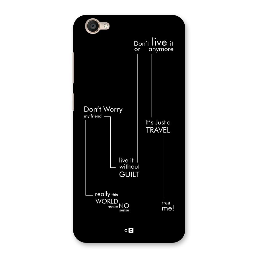 Quotes Of Life Back Case for Vivo Y55