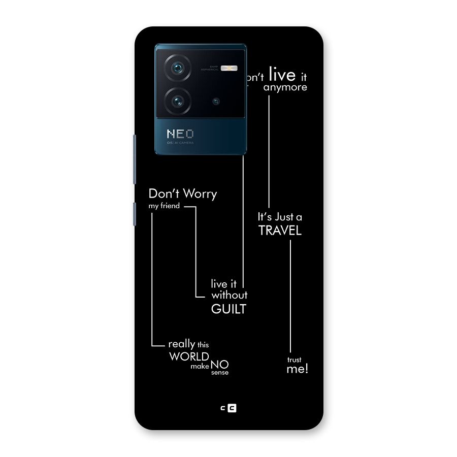 Quotes Of Life Back Case for Vivo iQOO Neo 6 5G