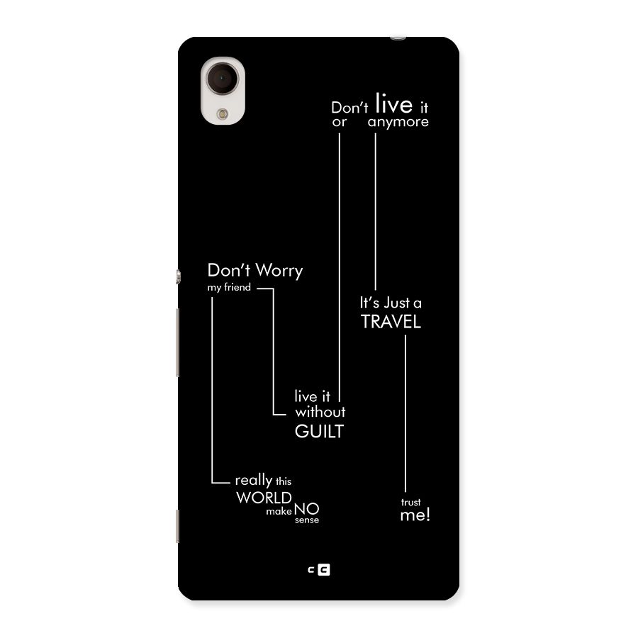 Quotes Of Life Back Case for Xperia M4
