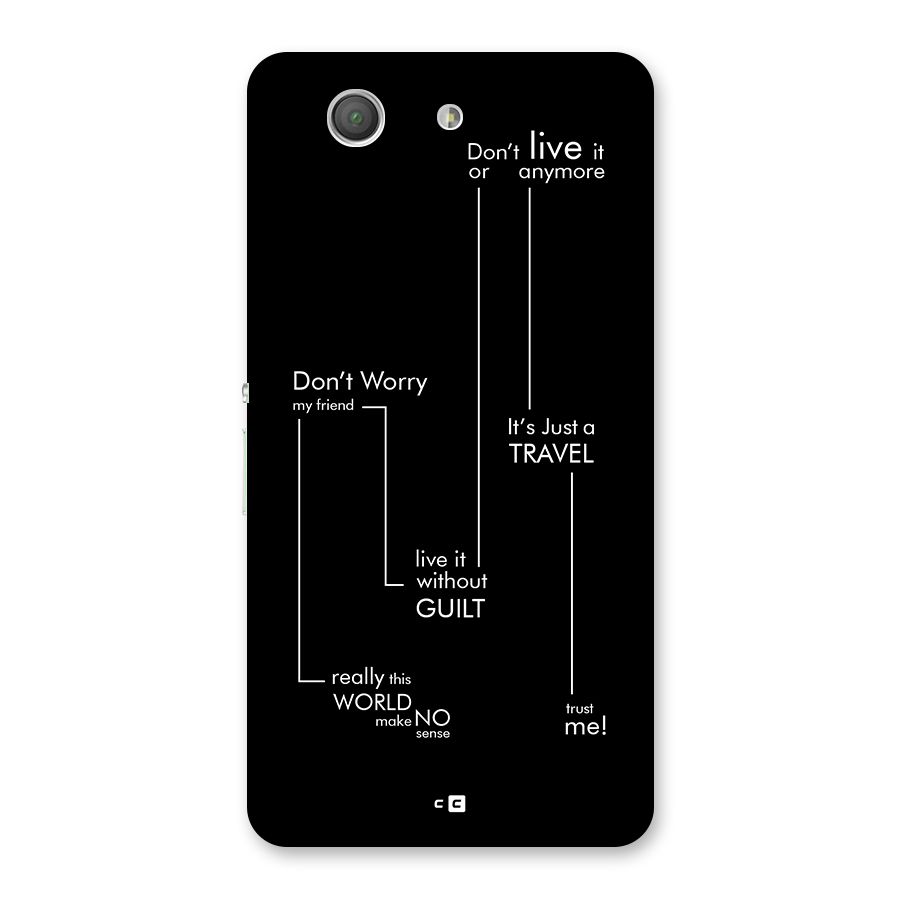 Quotes Of Life Back Case for Xperia Z3 Compact