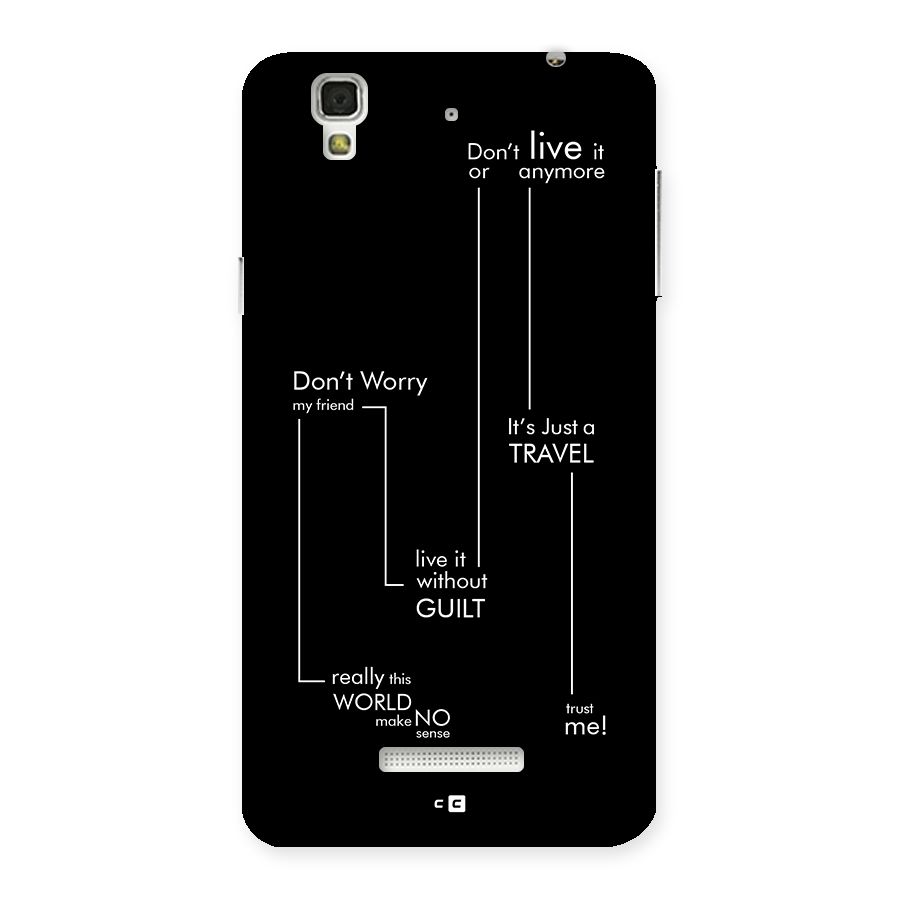 Quotes Of Life Back Case for YU Yureka Plus