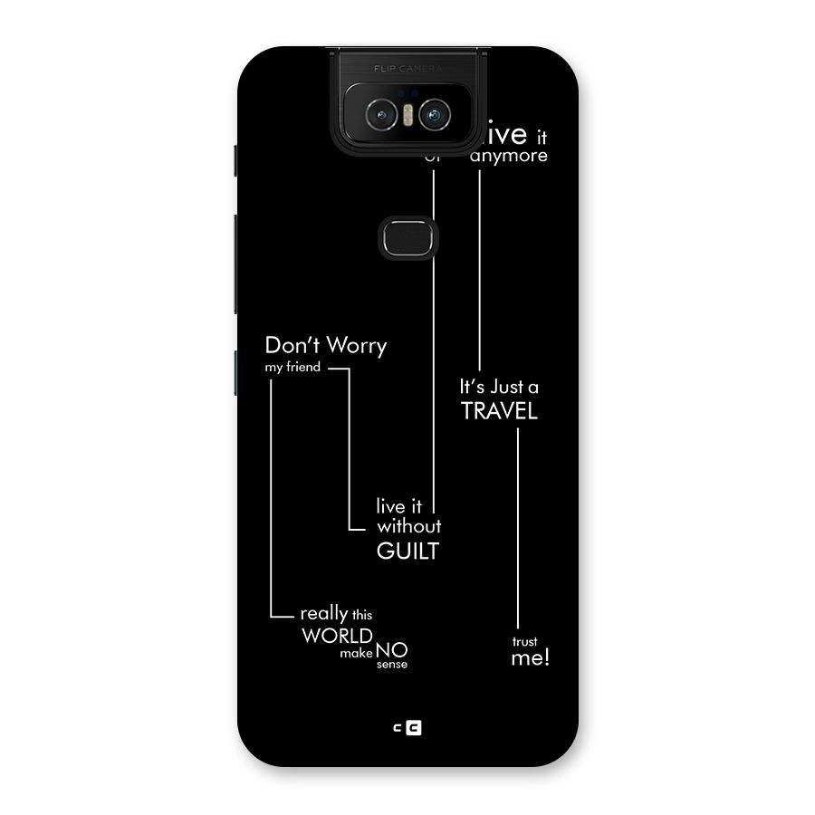 Quotes Of Life Back Case for Zenfone 6z