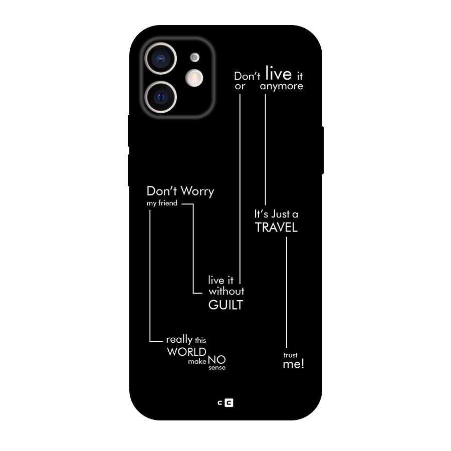 Quotes Of Life Back Case for iPhone 12