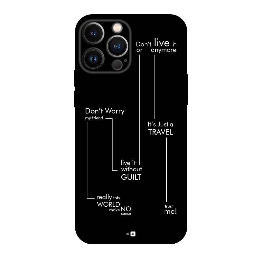Quotes Of Life Back Case for iPhone 13 Pro Max