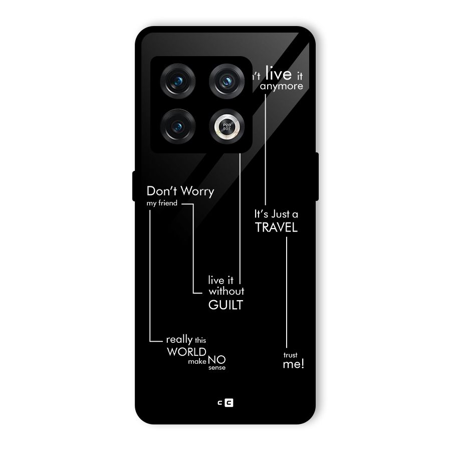 Quotes Of Life Glass Back Case for OnePlus 10 Pro 5G