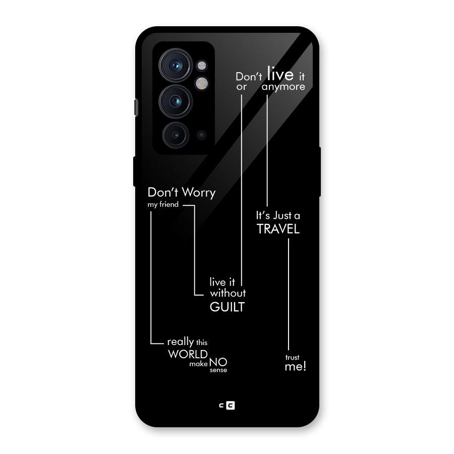 Quotes Of Life Glass Back Case for OnePlus 9RT 5G