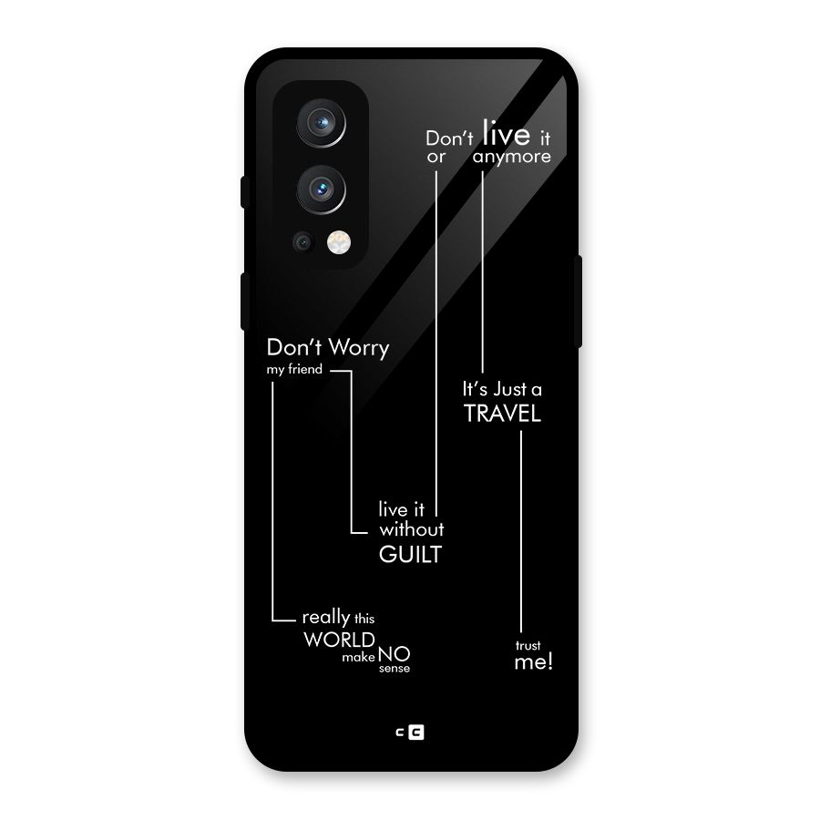 Quotes Of Life Glass Back Case for OnePlus Nord 2 5G
