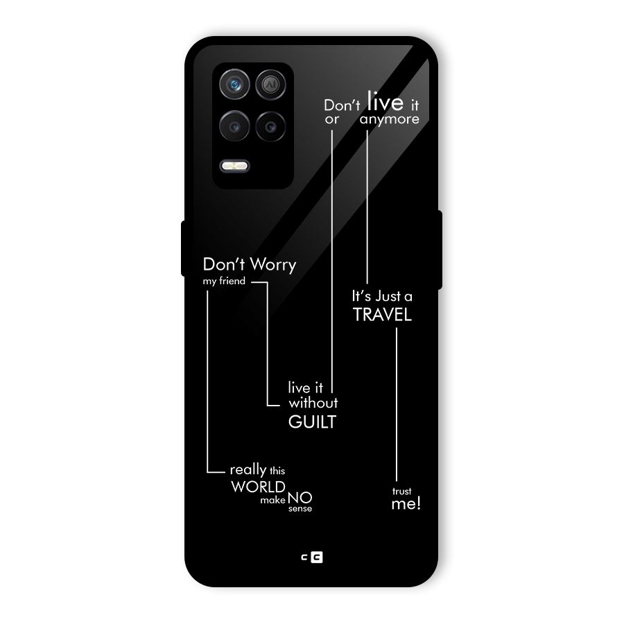 Quotes Of Life Glass Back Case for Realme 9 5G