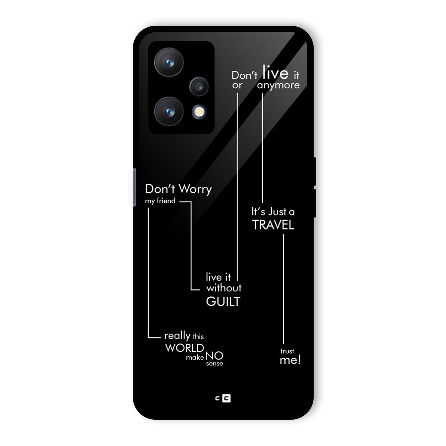 Quotes Of Life Glass Back Case for Realme 9 Pro 5G