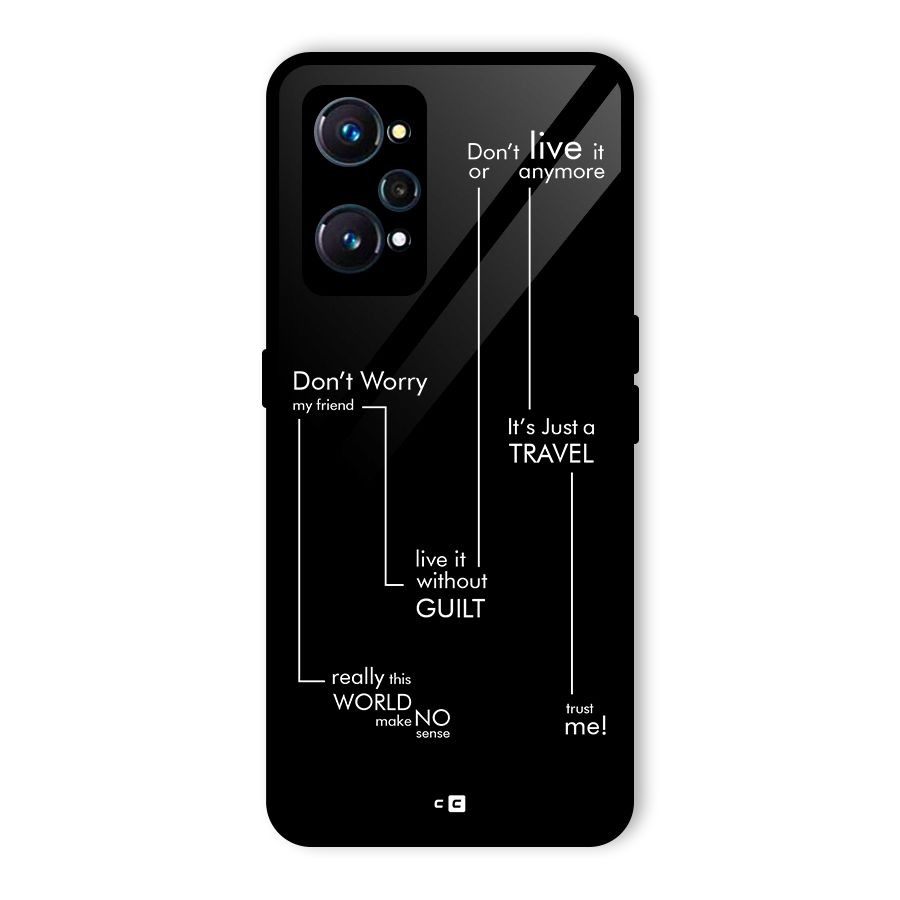 Quotes Of Life Glass Back Case for Realme GT Neo2