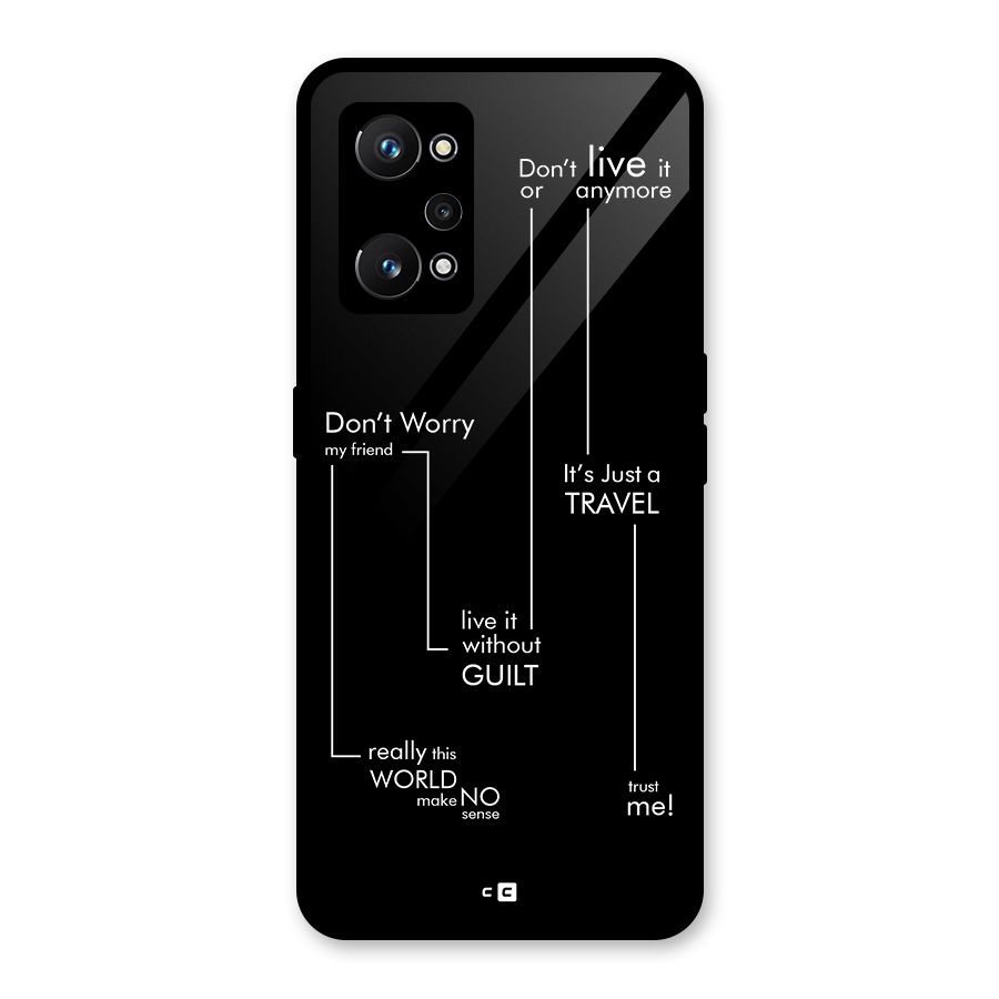 Quotes Of Life Glass Back Case for Realme GT Neo 3T