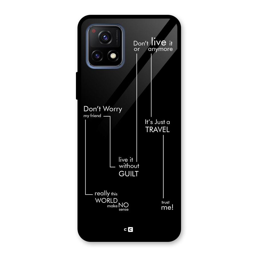 Quotes Of Life Glass Back Case for Vivo Y72 5G