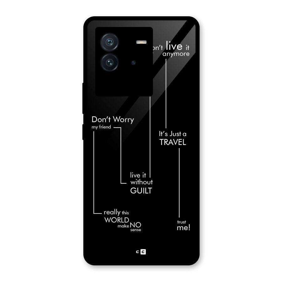 Quotes Of Life Glass Back Case for Vivo iQOO Neo 6 5G