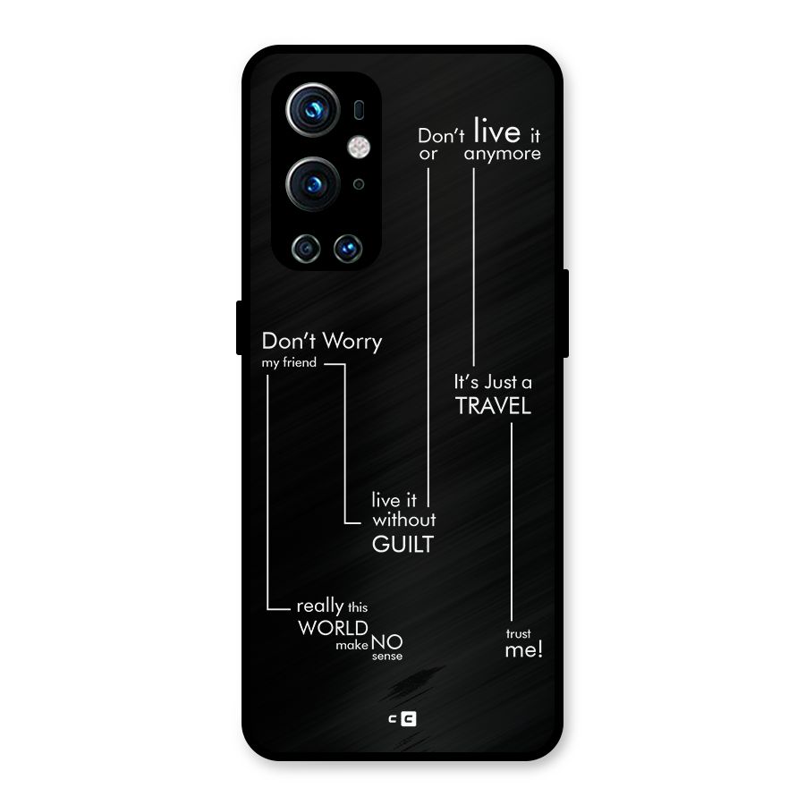 Quotes Of Life Metal Back Case for OnePlus 9 Pro
