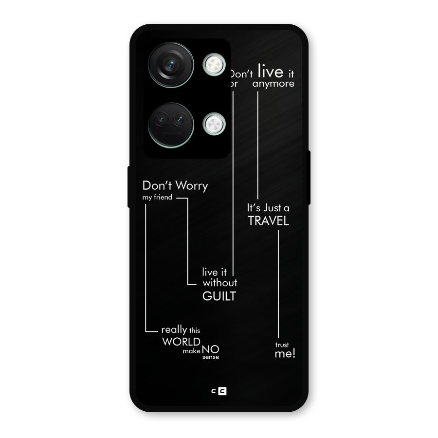 Quotes Of Life Metal Back Case for OnePlus Nord 3