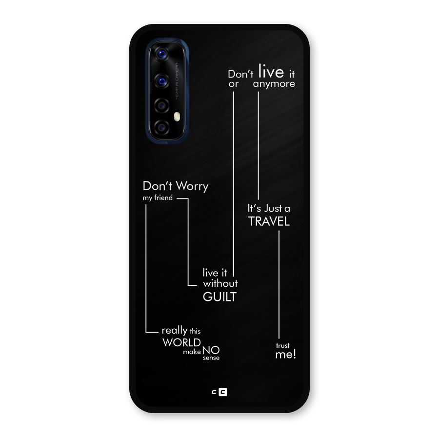 Quotes Of Life Metal Back Case for Realme 7