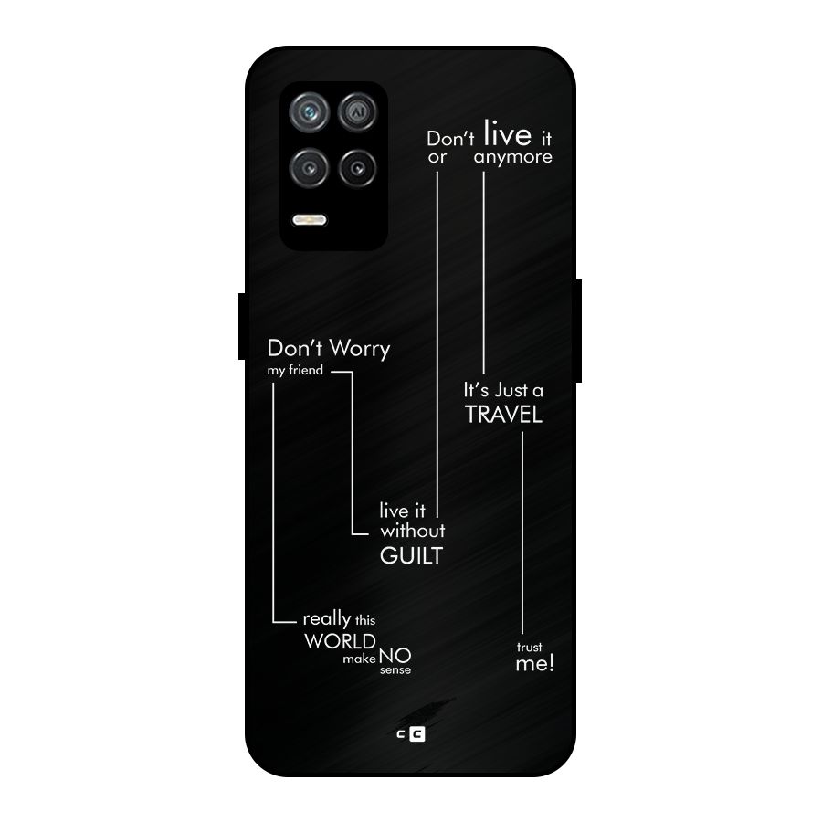 Quotes Of Life Metal Back Case for Realme 8 5G
