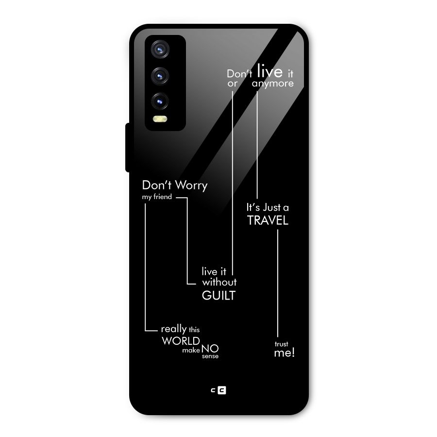 Quotes Of Life Metal Back Case for Vivo Y20