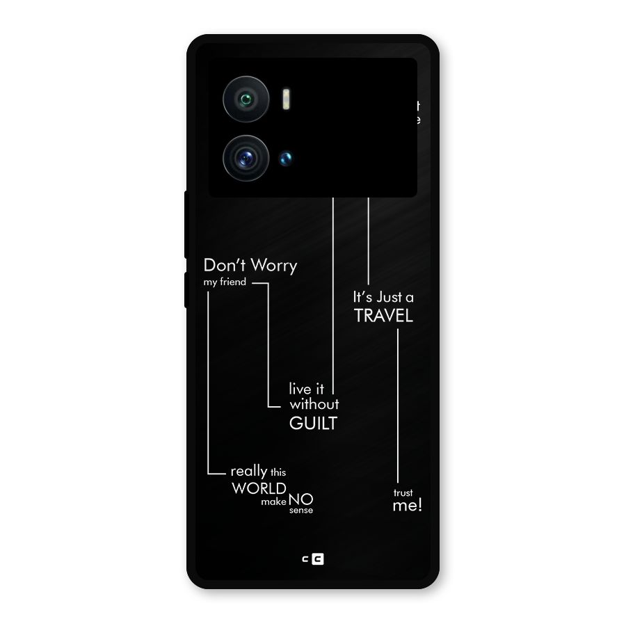 Quotes Of Life Metal Back Case for iQOO 9 Pro
