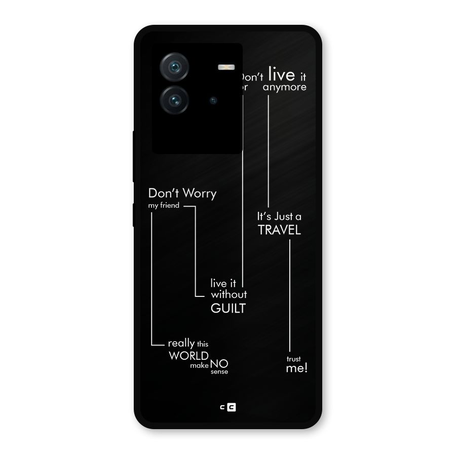 Quotes Of Life Metal Back Case for iQOO Neo 6 5G