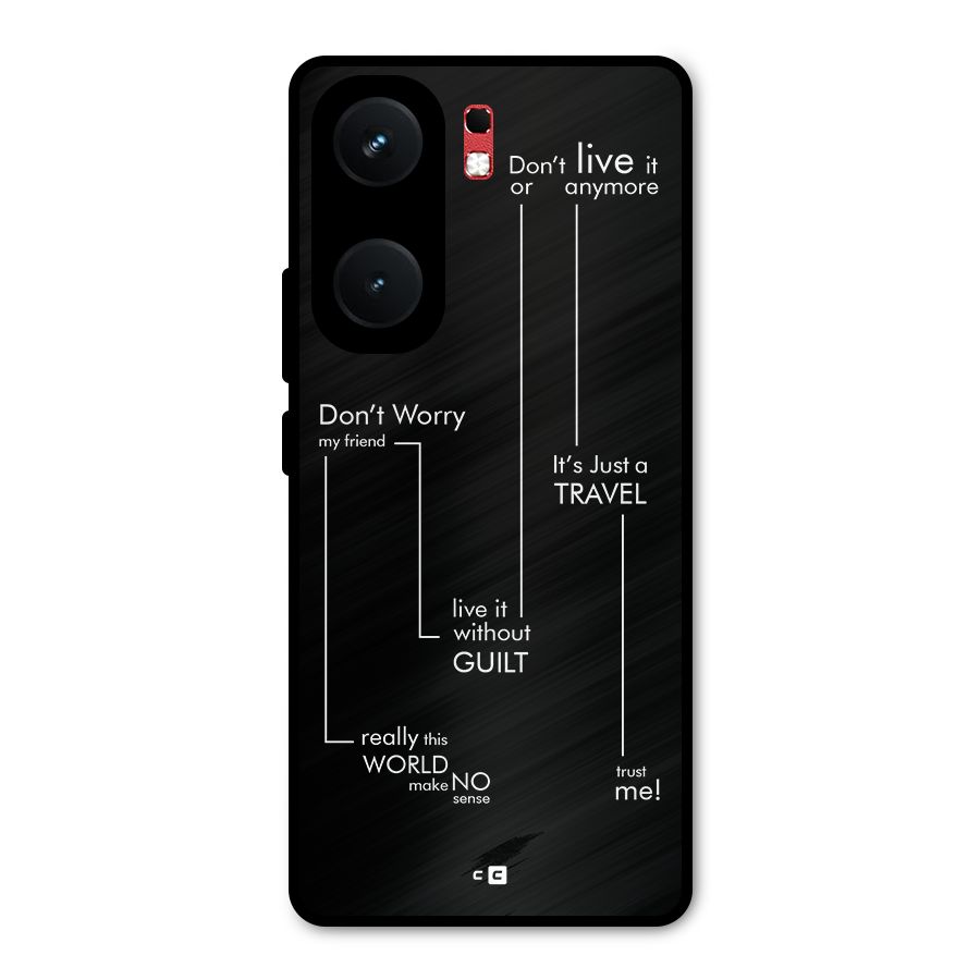 Quotes Of Life Metal Back Case for iQOO Neo 9 Pro