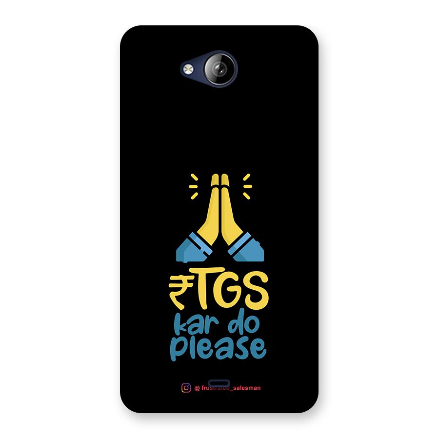 RTGS Kar Do Please Black Back Case for Canvas Play Q355