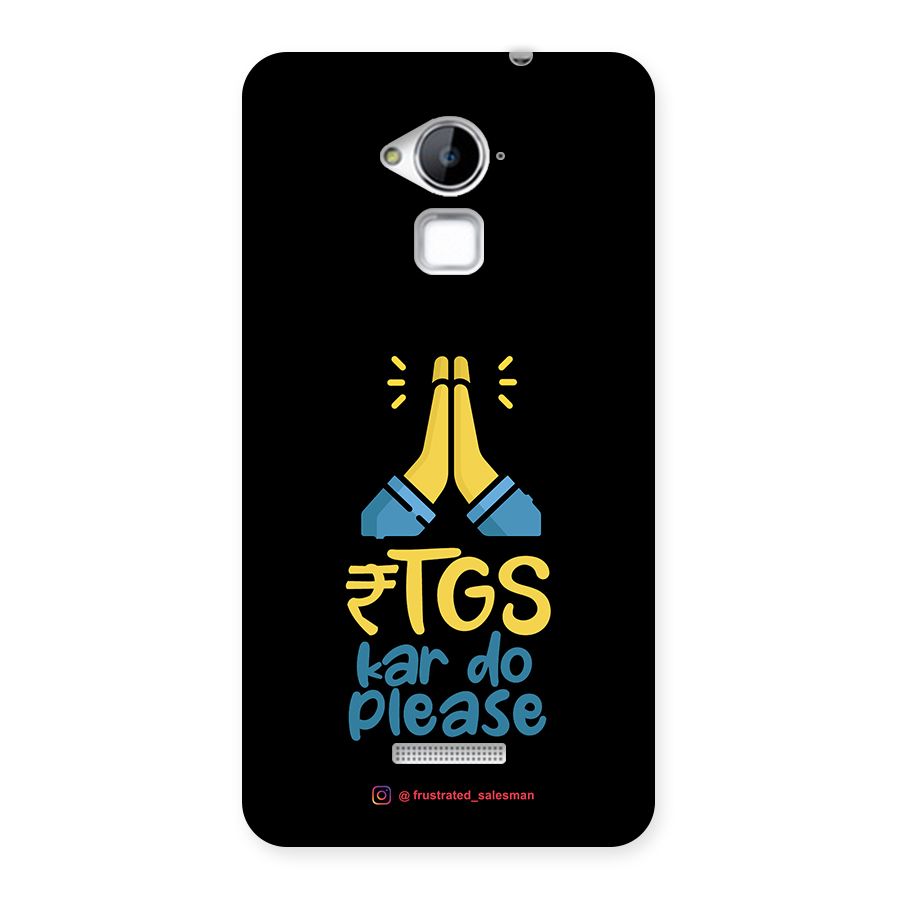 RTGS Kar Do Please Black Back Case for Coolpad Note 3