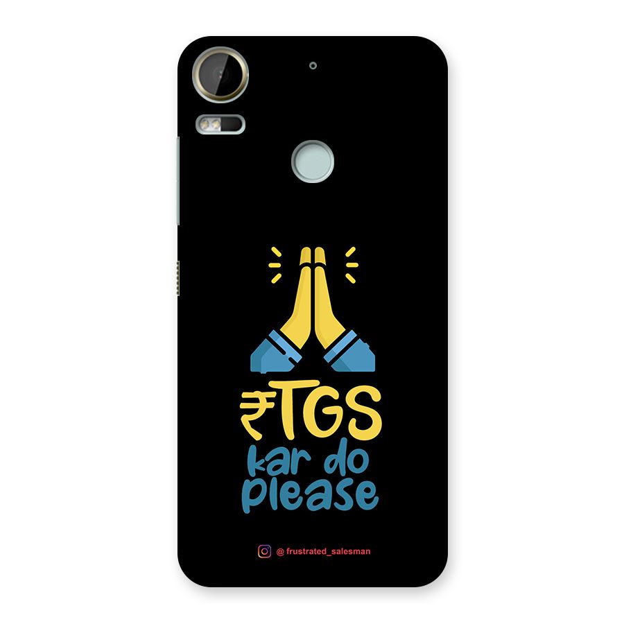 RTGS Kar Do Please Black Back Case for Desire 10 Pro
