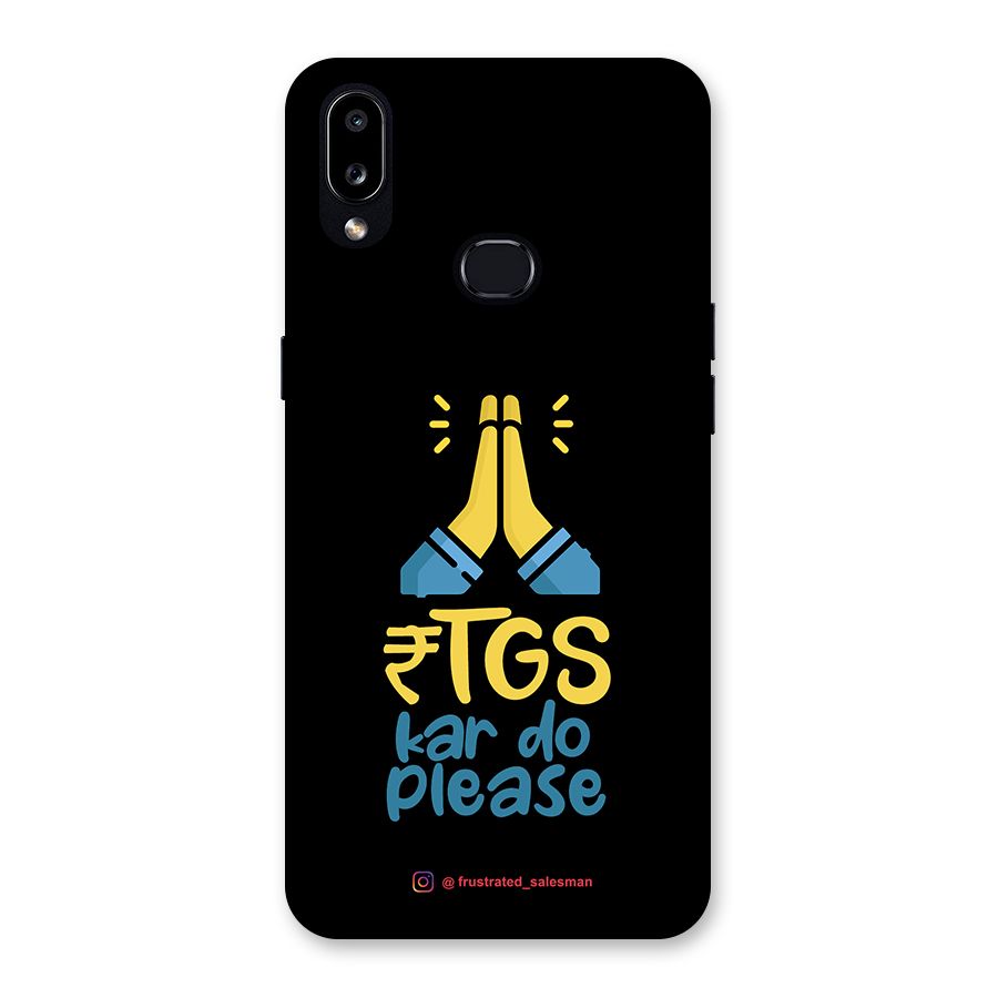 RTGS Kar Do Please Black Back Case for Galaxy A10s