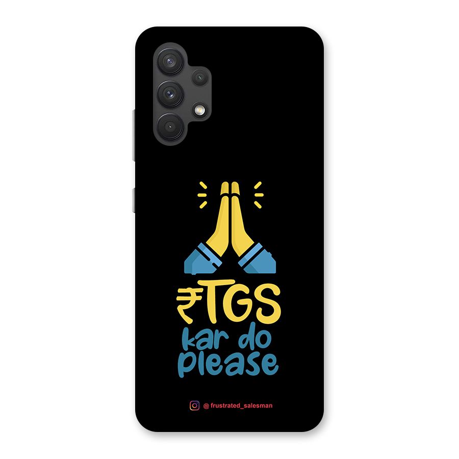 RTGS Kar Do Please Black Back Case for Galaxy A32