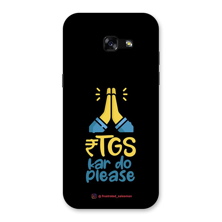 RTGS Kar Do Please Black Back Case for Galaxy A5 2017