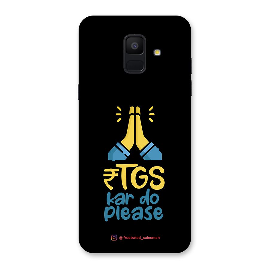 RTGS Kar Do Please Black Back Case for Galaxy A6 (2018)