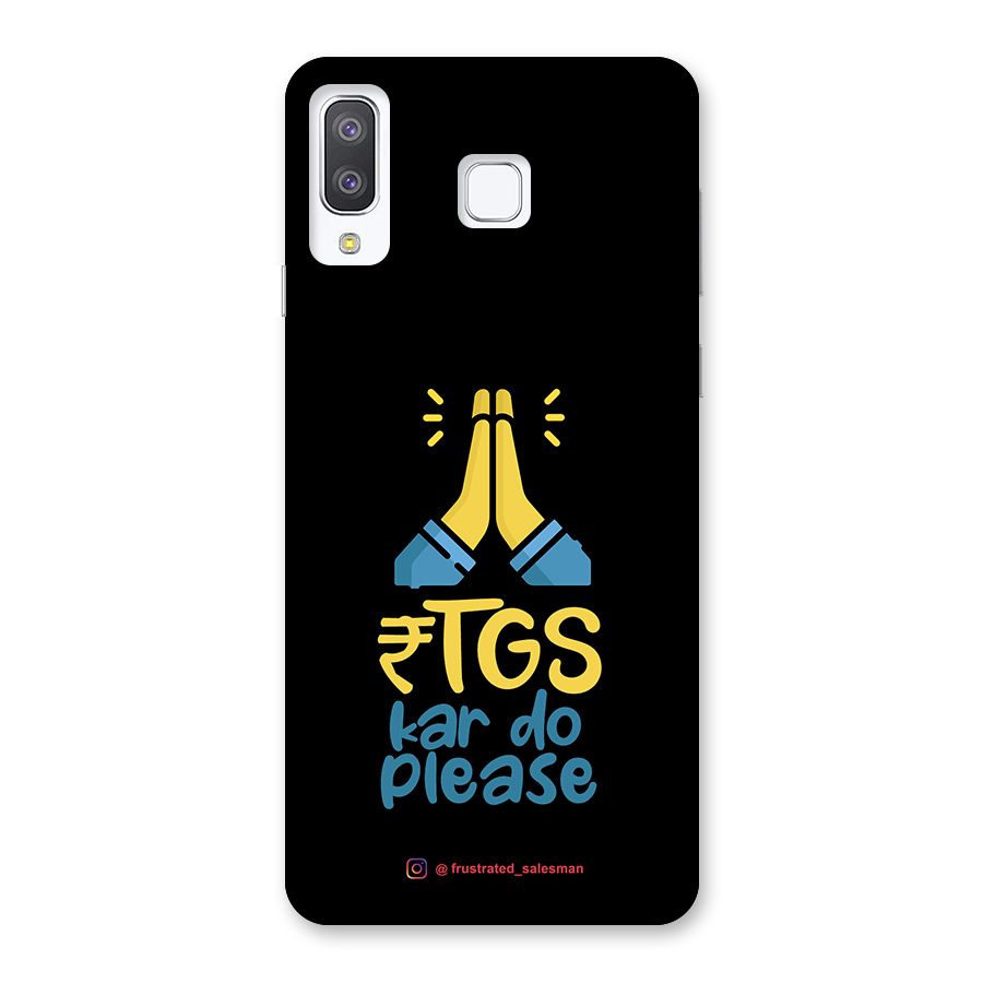 RTGS Kar Do Please Black Back Case for Galaxy A8 Star