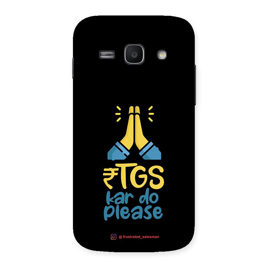 RTGS Kar Do Please Black Back Case for Galaxy Ace 3