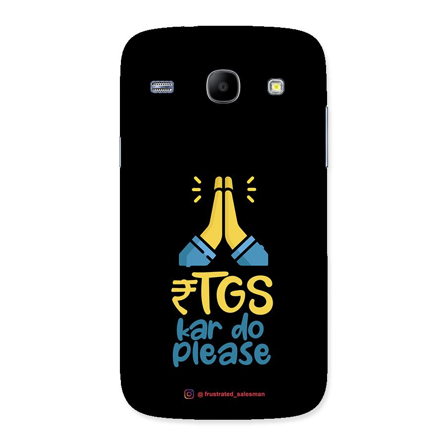 RTGS Kar Do Please Black Back Case for Galaxy Core