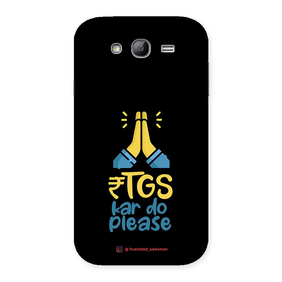 RTGS Kar Do Please Black Back Case for Galaxy Grand