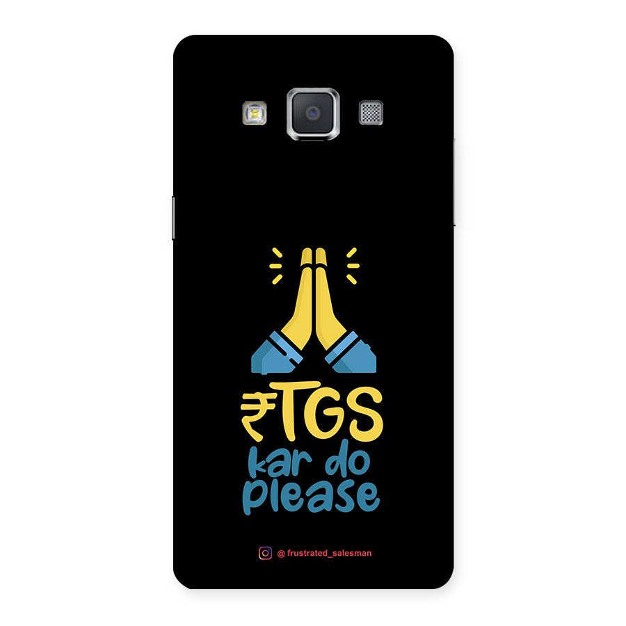 RTGS Kar Do Please Black Back Case for Galaxy Grand Max