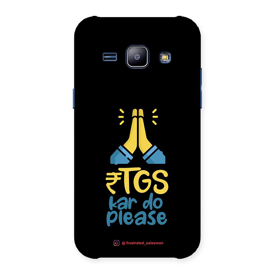 RTGS Kar Do Please Black Back Case for Galaxy J1