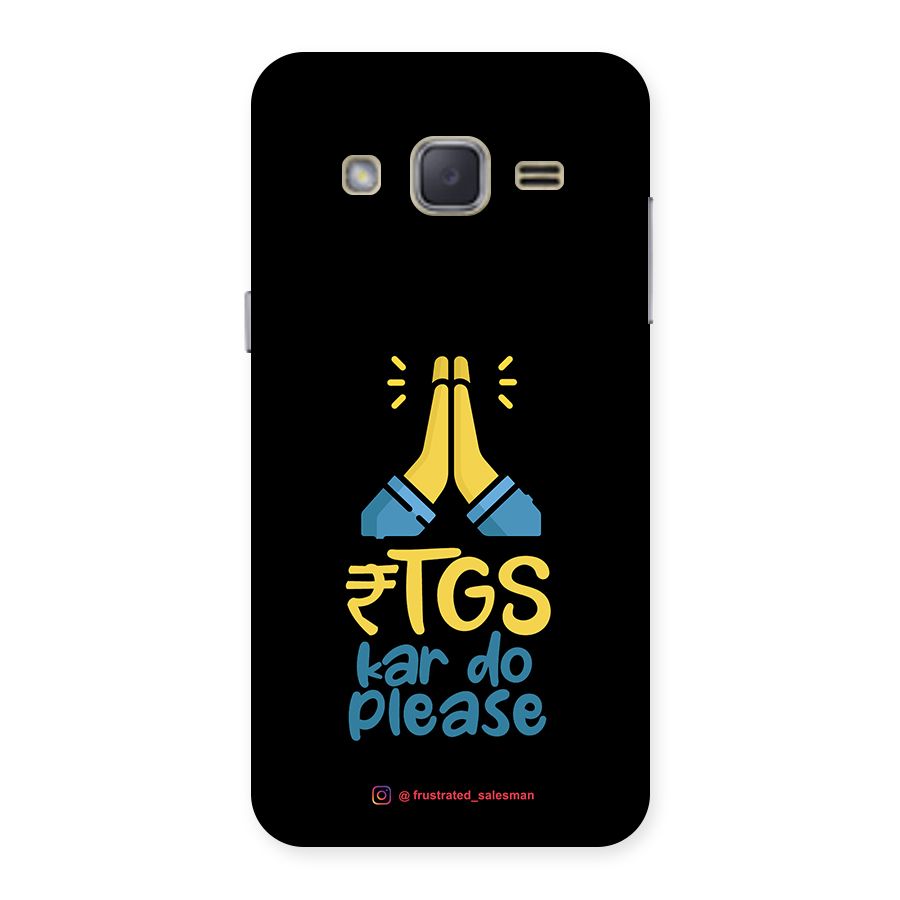RTGS Kar Do Please Black Back Case for Galaxy J2