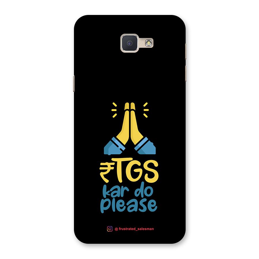 RTGS Kar Do Please Black Back Case for Galaxy J5 Prime