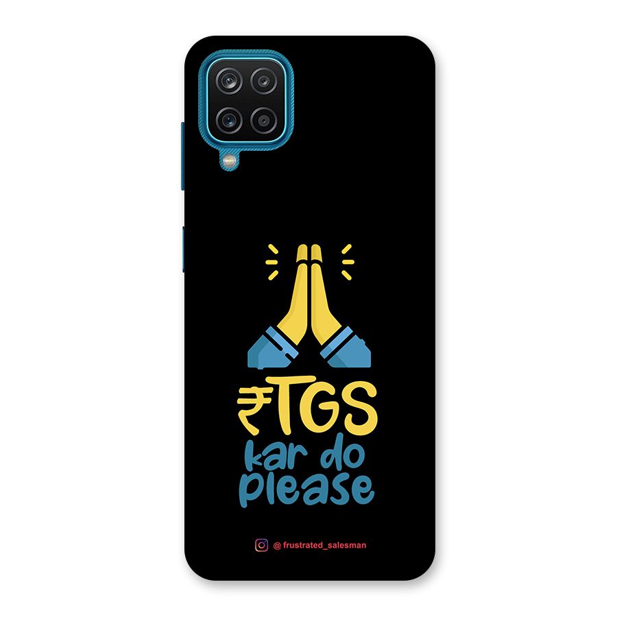 RTGS Kar Do Please Black Back Case for Galaxy M12