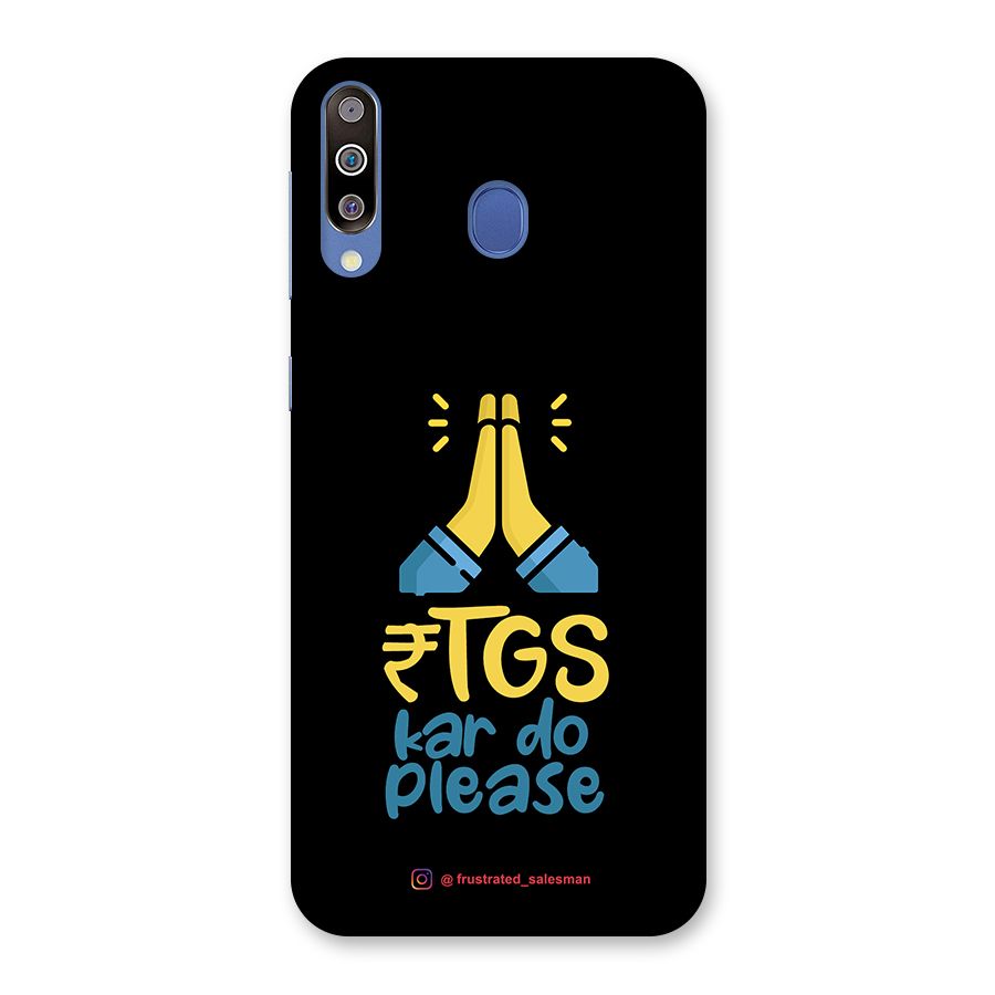 RTGS Kar Do Please Black Back Case for Galaxy M30