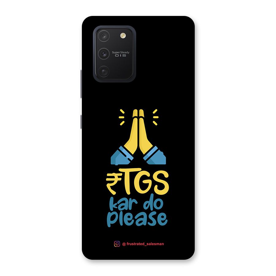 RTGS Kar Do Please Black Back Case for Galaxy S10 Lite