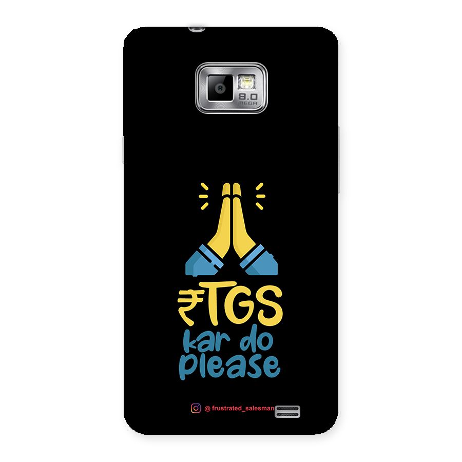 RTGS Kar Do Please Black Back Case for Galaxy S2