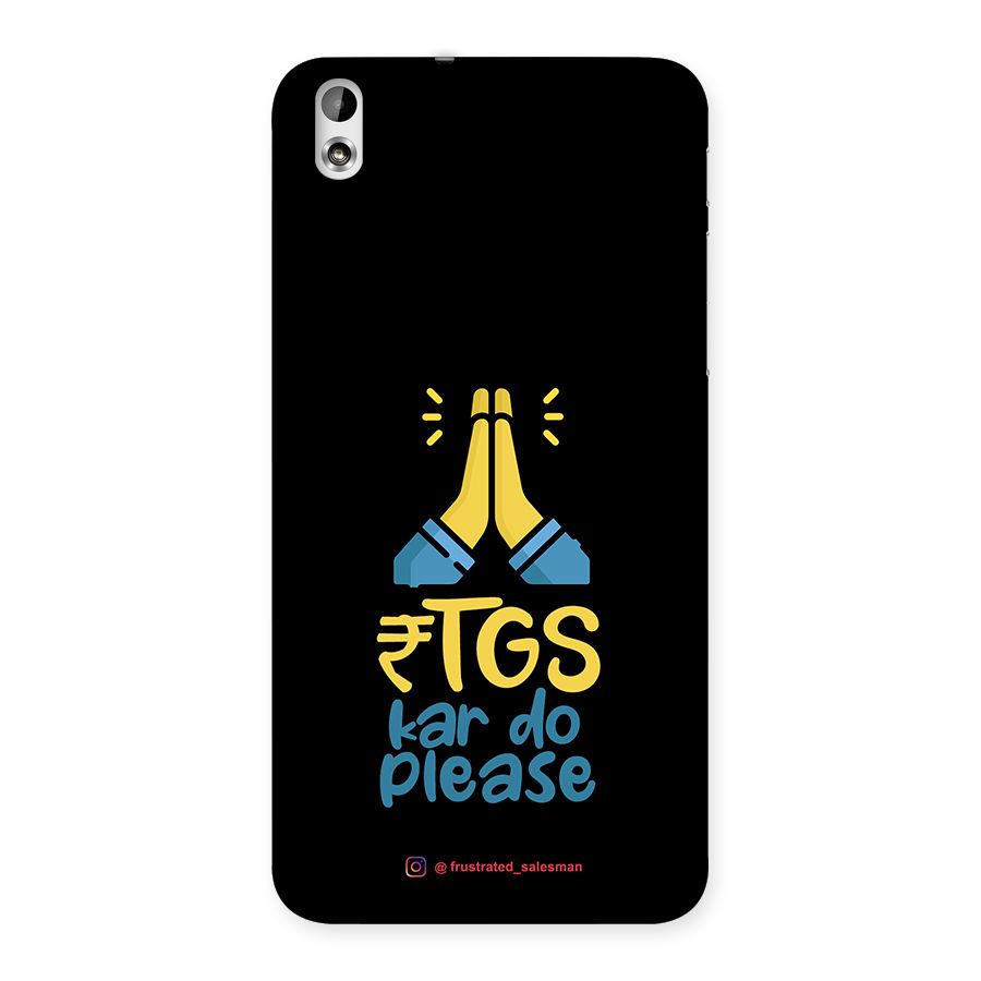 RTGS Kar Do Please Black Back Case for HTC Desire 816g