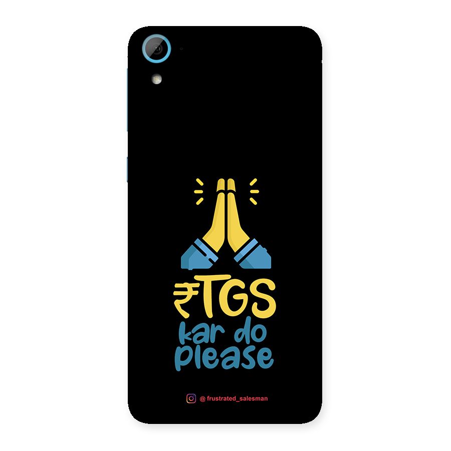 RTGS Kar Do Please Black Back Case for HTC Desire 826