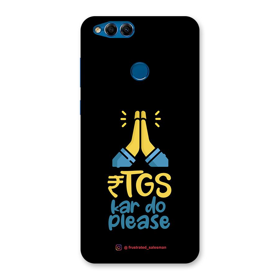 RTGS Kar Do Please Black Back Case for Honor 7X