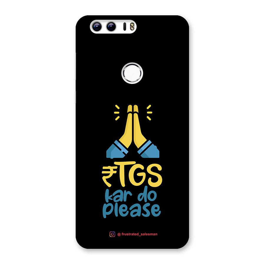 RTGS Kar Do Please Black Back Case for Honor 8
