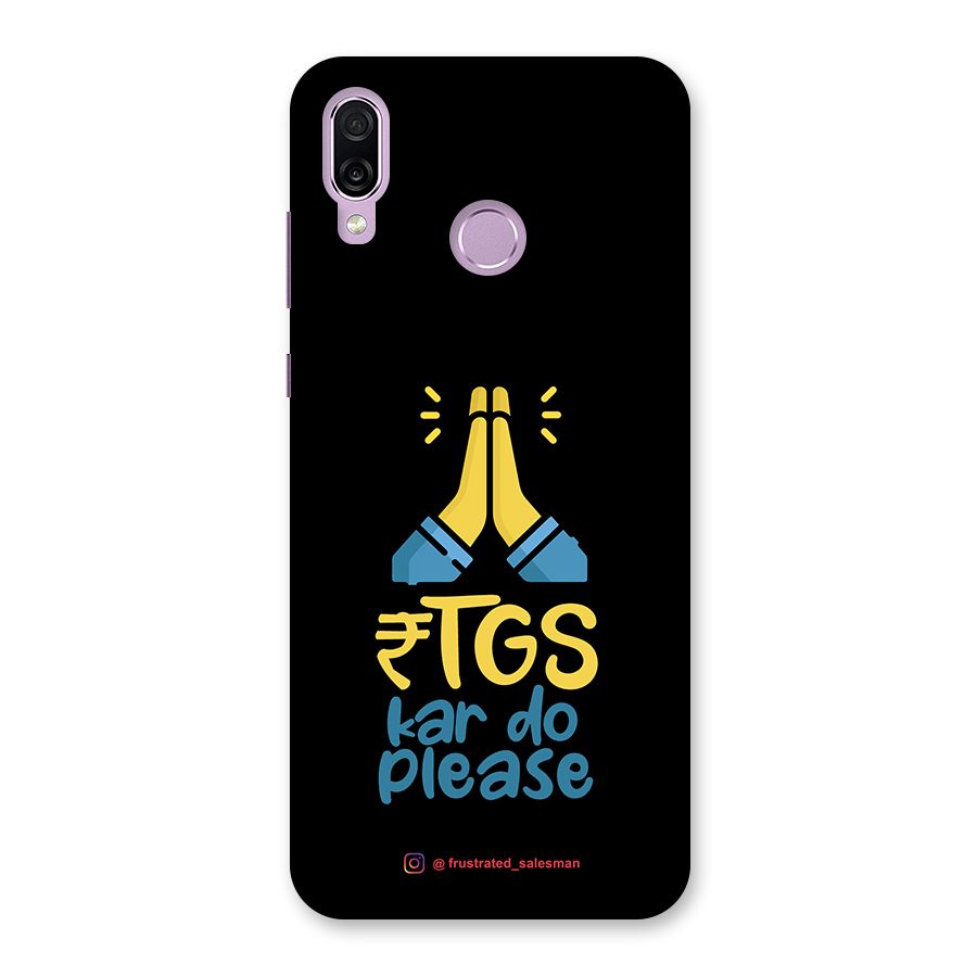 RTGS Kar Do Please Black Back Case for Honor Play